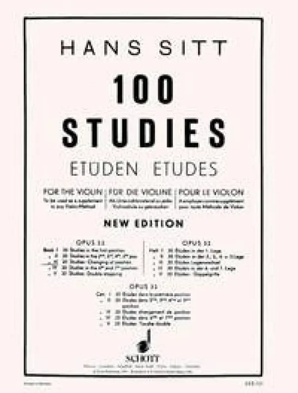 100 Studies – Etüden – Études Opus 32 Vol. 3