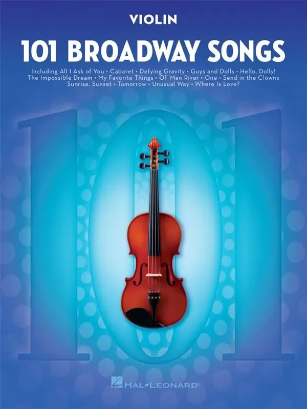 101 Broadway Songs for Violin Violine Solo
