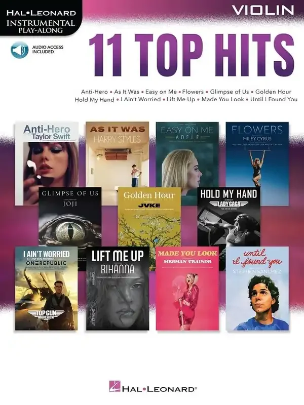 11 Top Hits for Violin Violine Solo