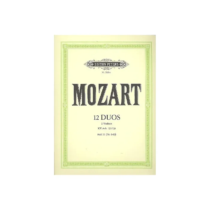 12 Duos KV Anh.152 Band 3 (Nr.9-12)