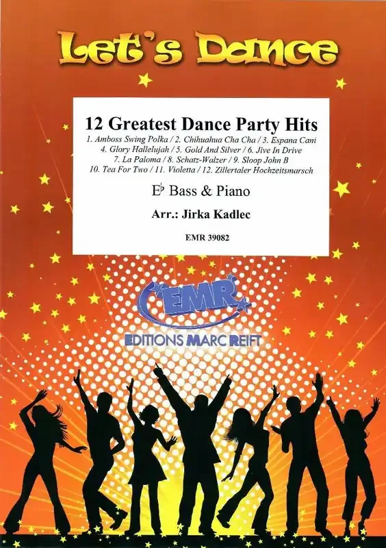 12 Greatest Dance Party Hits (Arr. Jirka Kadlec) Tuba mit Begleitung