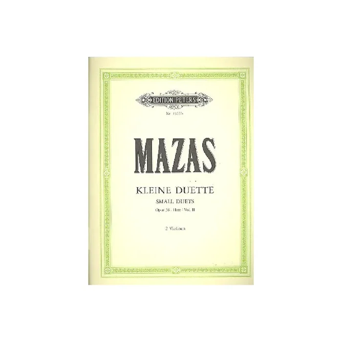 12 kleine Duette op.38 Band 2