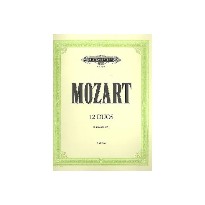 12 leichte Duos KV487