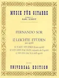 12 leichte Etüden op.60