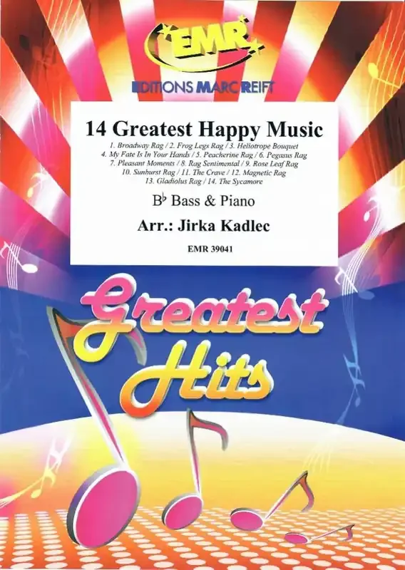14 Greatest Happy Music (Arr. Jirka Kadlec) Tuba mit Begleitung