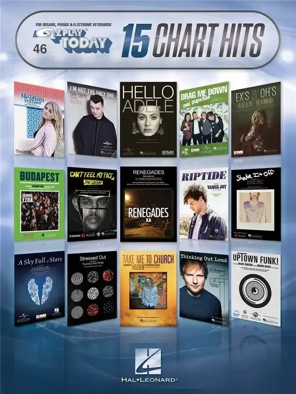 15 Chart Hits Easy Piano