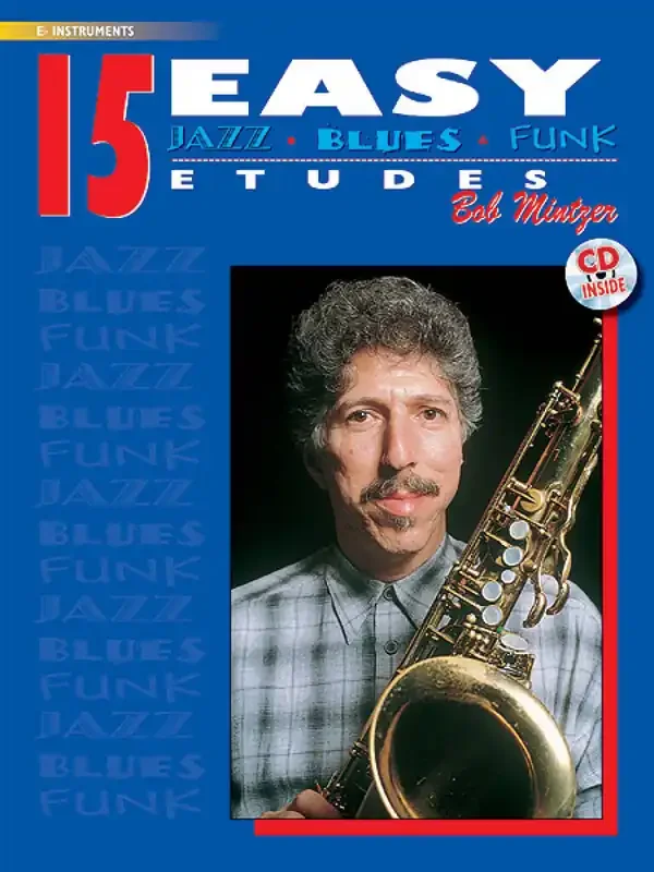 15 Easy Jazz, Blues & Funk Etudes – Eb Instr