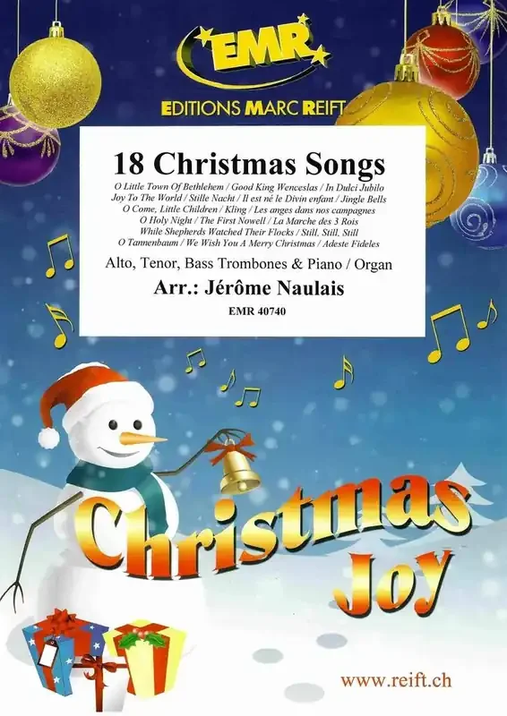 18 Christmas Songs (Arr. Jérôme Naulais) Posaune Ensemble