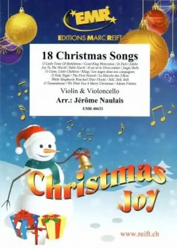 18 Christmas Songs (Arr. Jerome Naulais) Streicher Duett