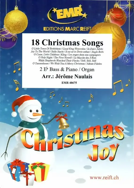 18 Christmas Songs (Arr. Jérôme Naulais) Tuba Duett
