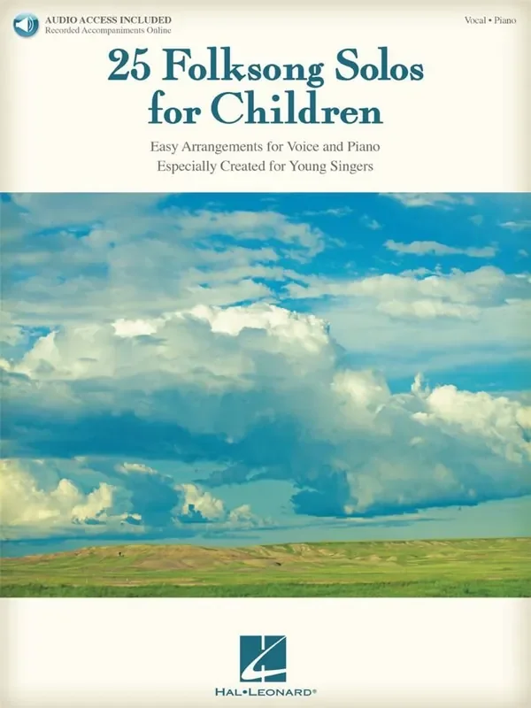 25 Folksong Solos for Children Gesang mit Klavier
