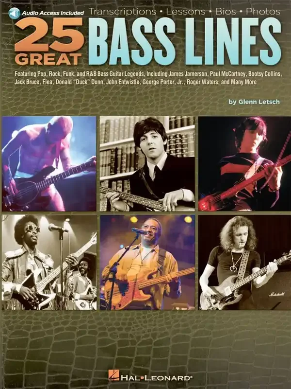 25 Great Bass Lines Gitarre Solo