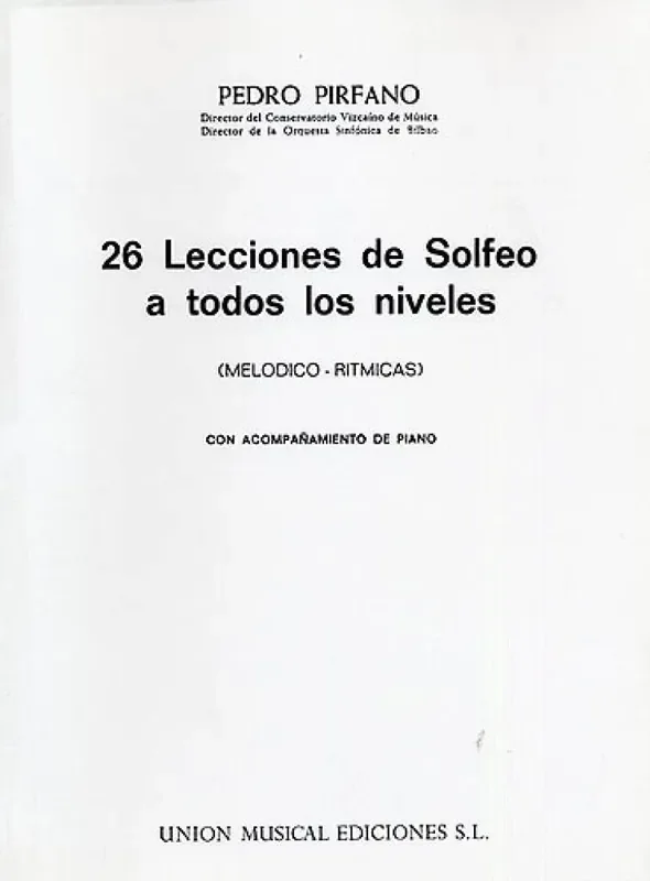 26 Lecciones De Solfeo