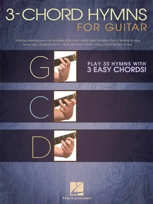 3-Chord Hymns For Guitar Gitarre Solo