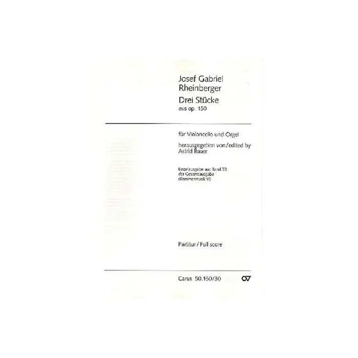 3 Stücke aus op.150 für Violoncello