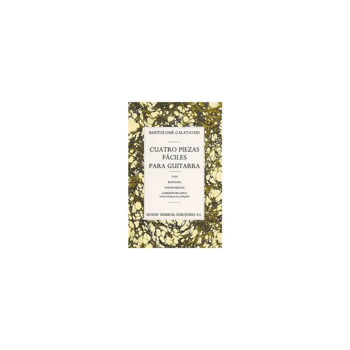 4 piezas faciles para guitarra