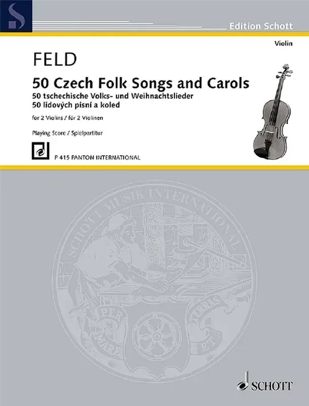 50 Folk Songs and Carols Violin Duett