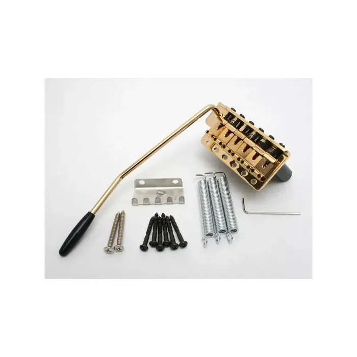 50s Vintage Tremolo f. Strat, Stahlblock, gold