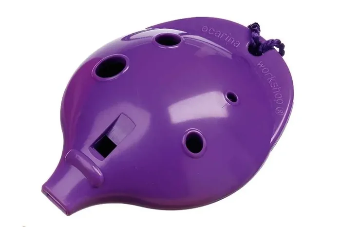 6-Hole Chromatic English Ocarina Purple