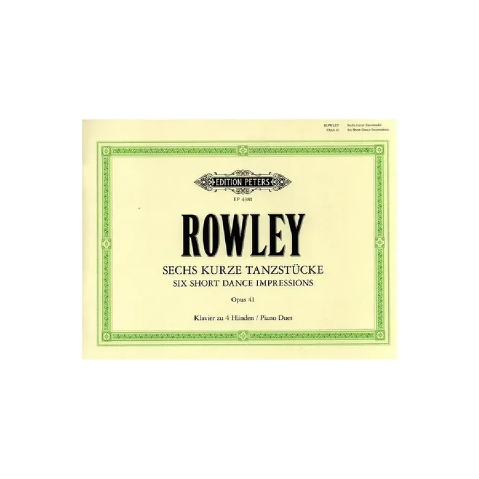 6 kurze Tanzstückchen op.41