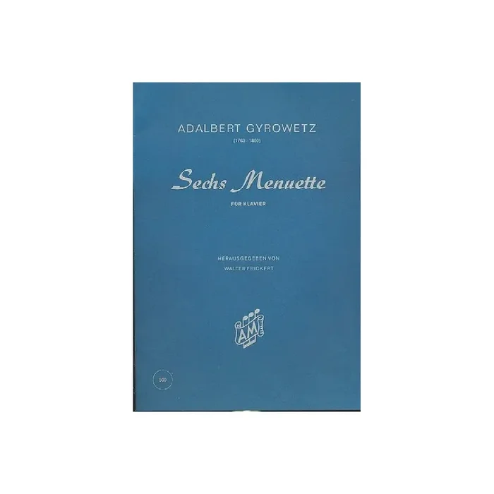 6 Menuette für Klavier