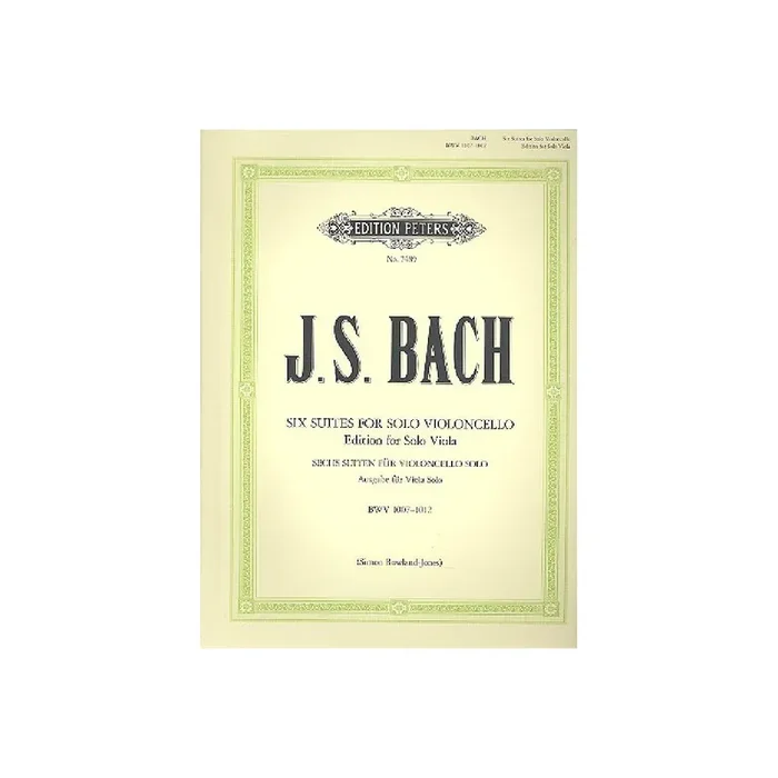 6 Suiten BWV1007-1012 für Cello solo