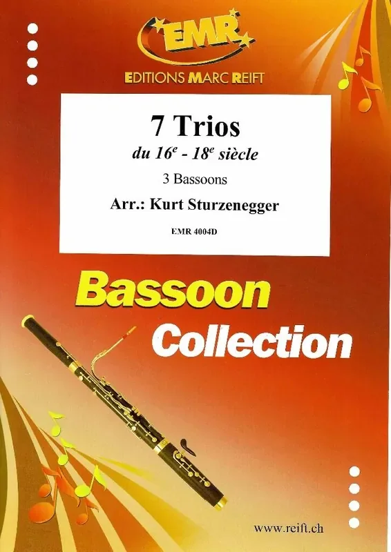 7 Trios (Arr. Kurt Sturzenegger) Fagott Ensemble