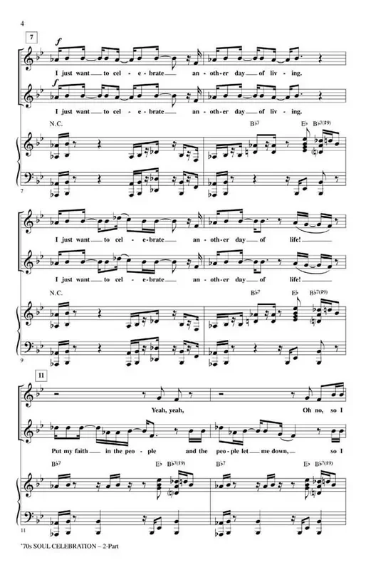 70s Soul Celebration (Arr. Mark Brymer) Frauenchor mit Begleitung