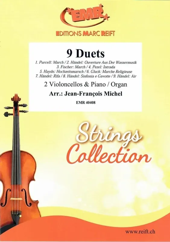 9 Duets (Arr. Jean-François Michel) Cello Duett