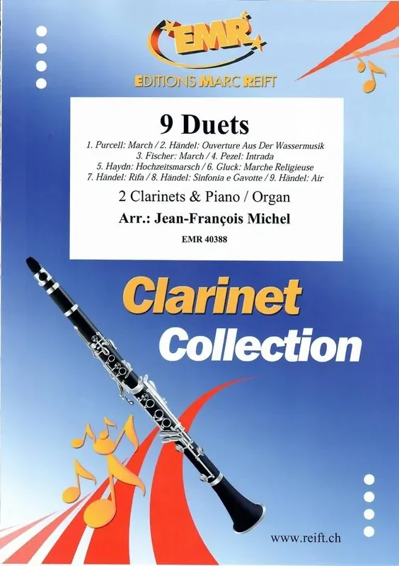 9 Duets (Arr. Jean-François Michel) Klarinette Duett