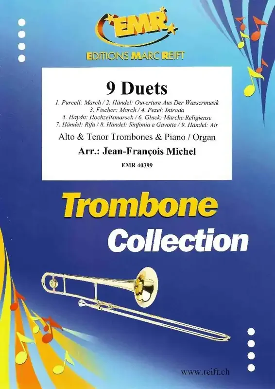 9 Duets (Arr. Jean-François Michel) Posaune Duett