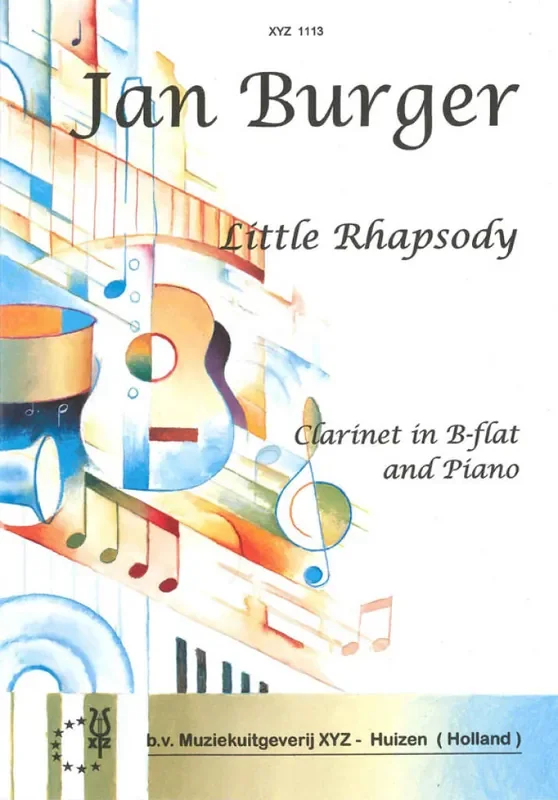 A. Burger Little Rhapsody Klarinette mit Begleitung