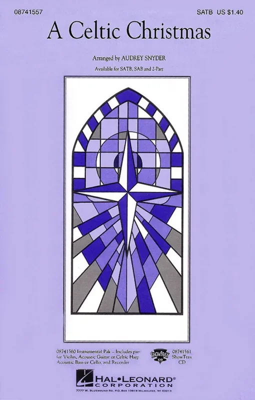 A Celtic Christmas (Arr. Audrey Snyder) Gemischter Chor mit Klavier/Orgel