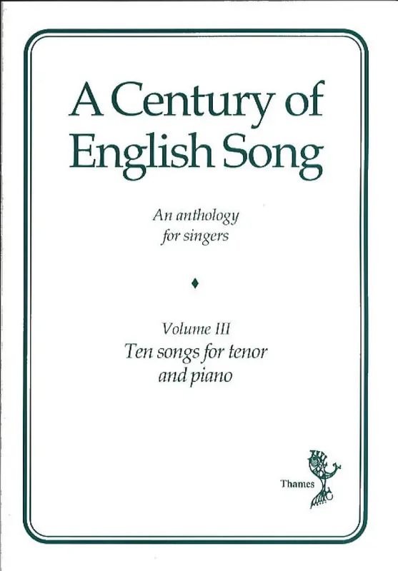 A Century Of English Song – Volume III Gesang mit Klavier
