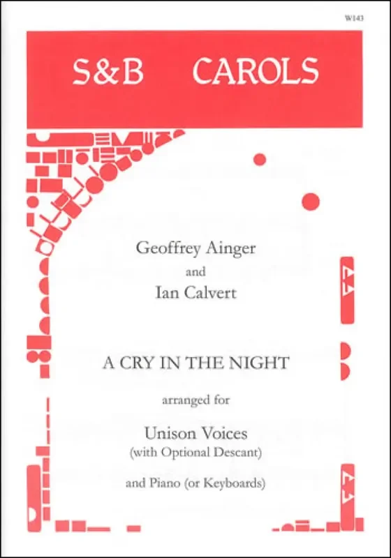 A Cry In The Night Gemischter Chor mit Klavier/Orgel
