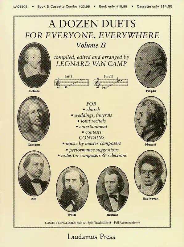 A Dozen Duets for everyone everywhere 2 (Arr. Leonard Van Camp) Gesang Duett