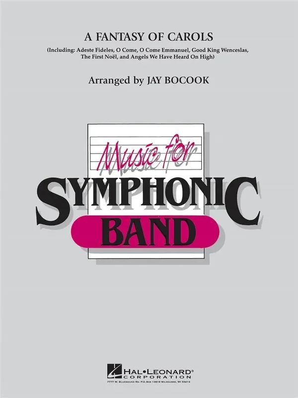 A Fantasy Of Carols (Arr. Jay Bocook) Blasorchester