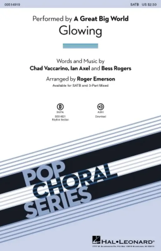 A Great Big World Glowing (Arr. Roger Emerson) Gemischter Chor mit Begleitung