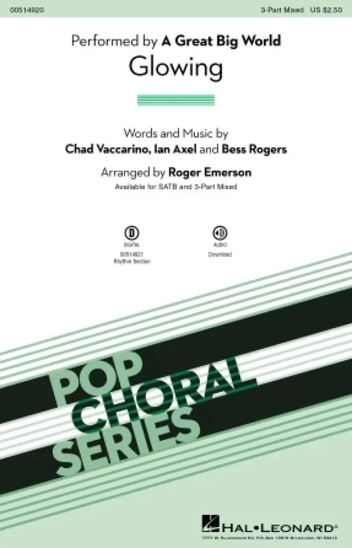 A Great Big World Glowing (Arr. Roger Emerson) Gemischter Chor mit Begleitung