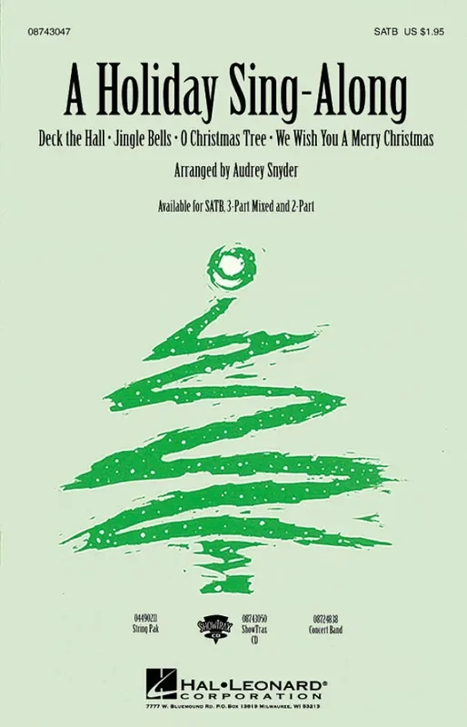 A Holiday Sing-Along (Medley for Band and Choir) (Arr. Audrey Snyder) Gemischter Chor mit Klavier/Orgel