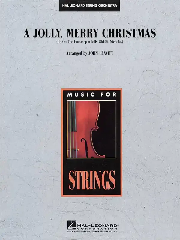 A Jolly, Merry Christmas (Arr. John Leavitt) Streichorchester