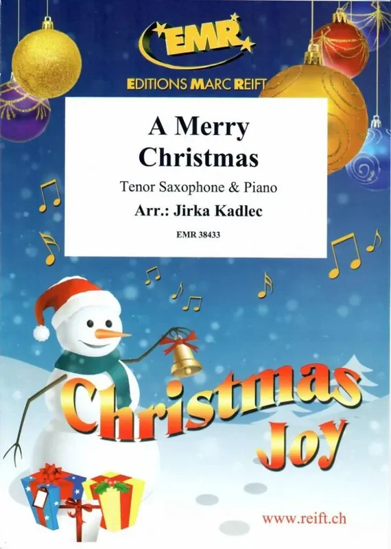 A Merry Christmas (Arr. Jirka Kadlec) Tenorsaxophon mit Begleitung