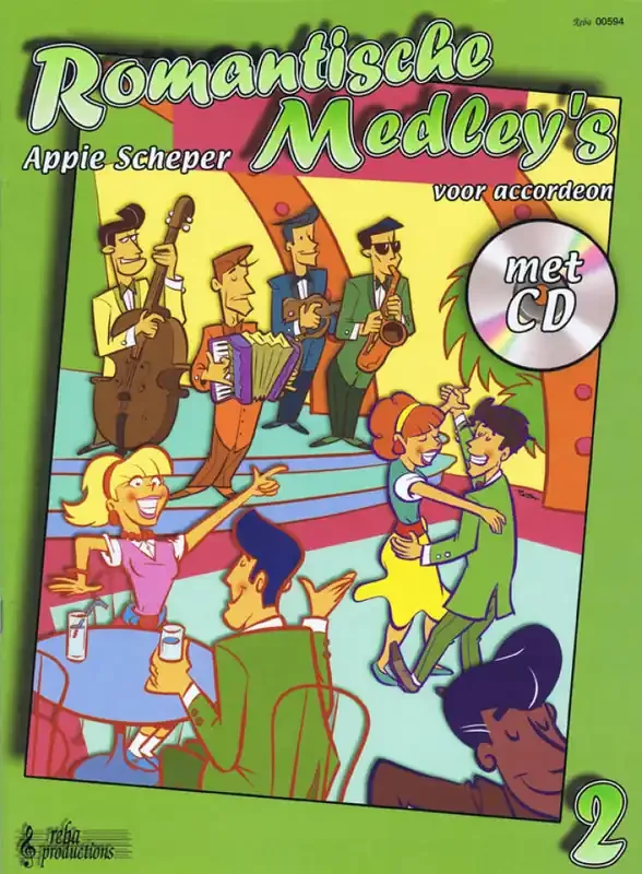 A. Scheper Romantische medleys deel 2 Akkordeon Solo