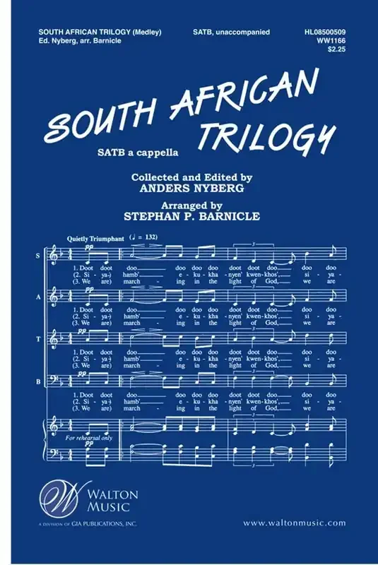 A South African Trilogy (Medley) (Arr. Stephan P. Barnicle) Gemischter Chor A cappella