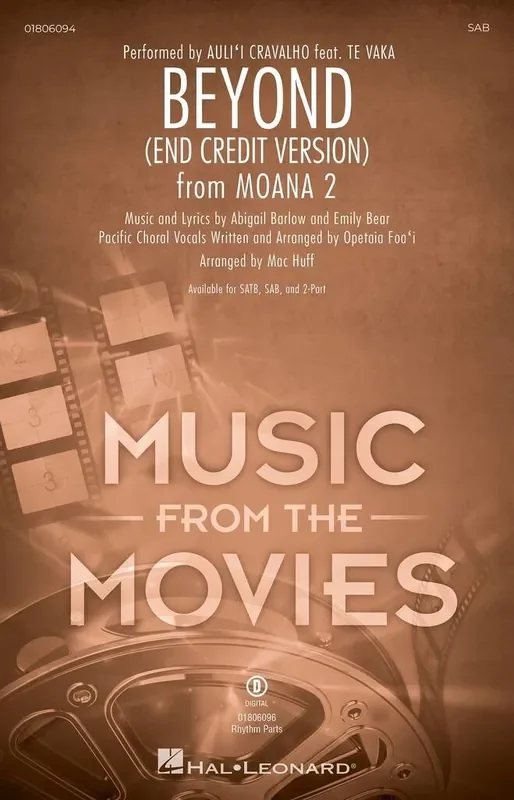 Abigail Barlow Beyond (End Credit Version) (Arr. Mac Huff) Gemischter Chor mit Begleitung