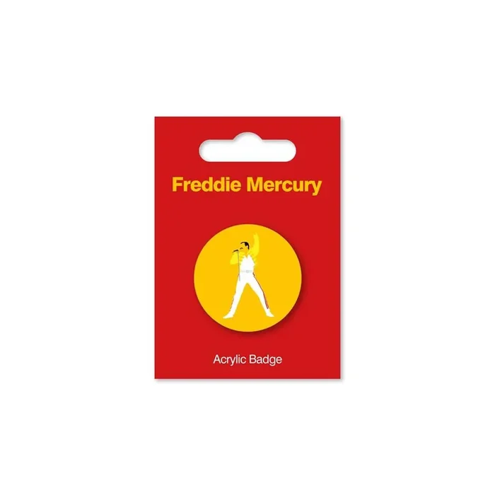 Acrylic badge – Freddie Mercury