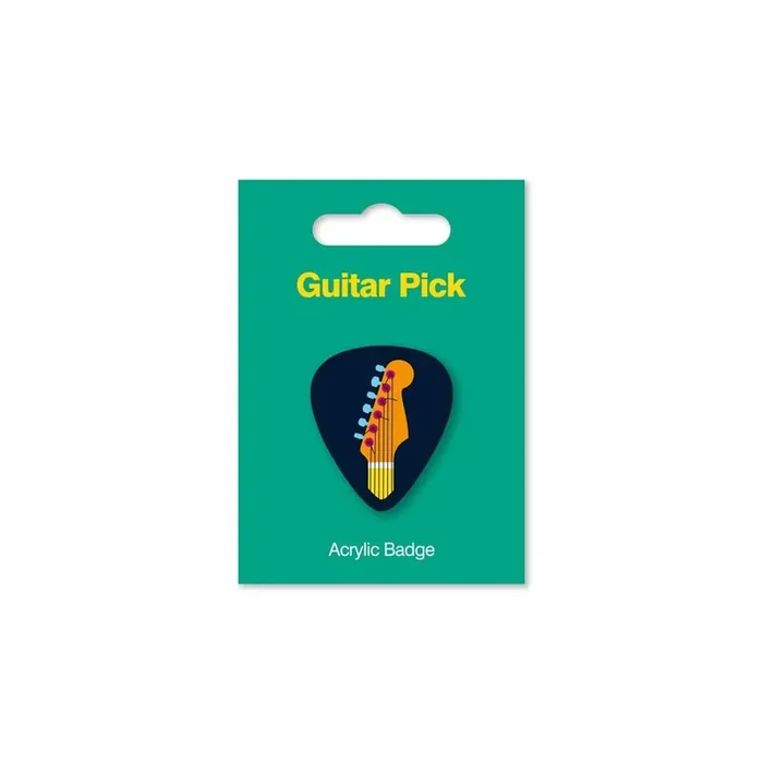 Acrylic Badge – Guitar Pick