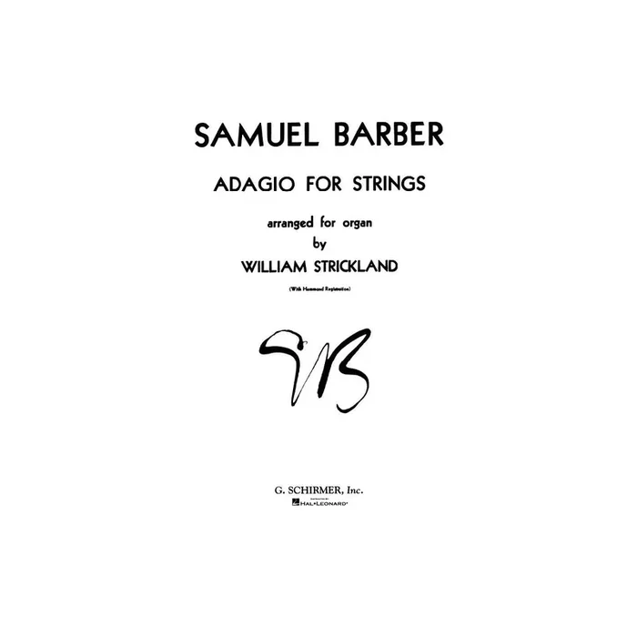 Adagio for strings for organ