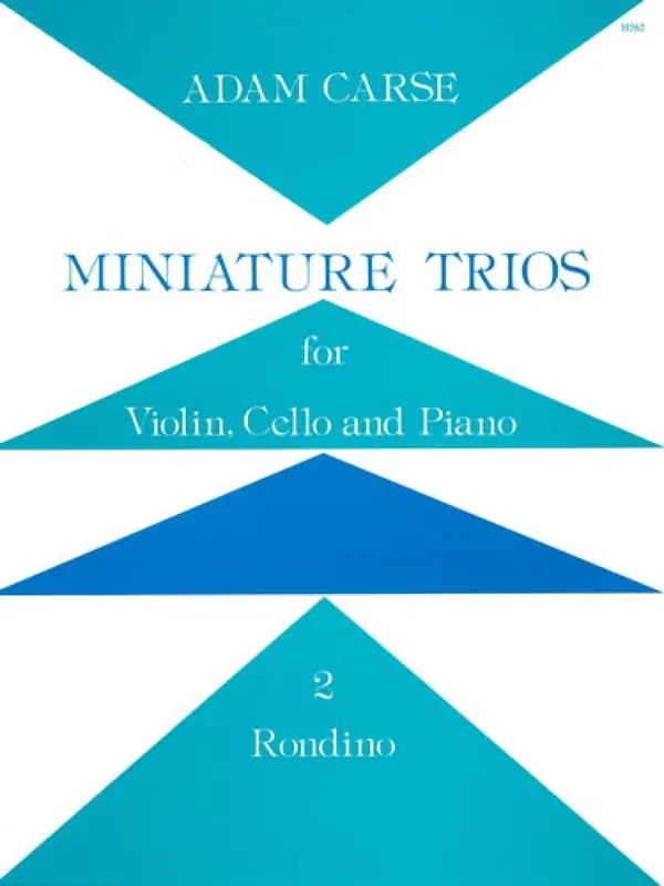 Adam Carse Miniature Trios 2 Rondino Klaviertrio