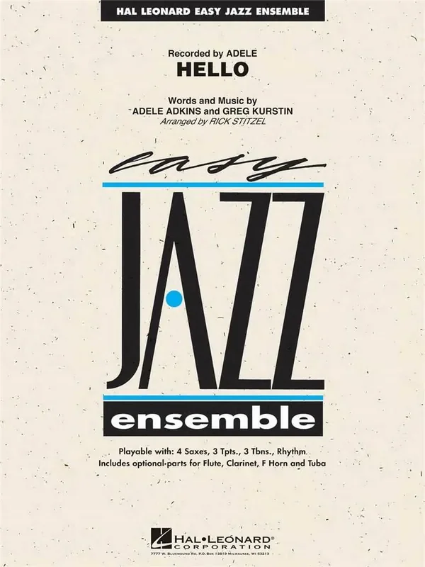 Adele Adkins Hello Jazz Ensemble